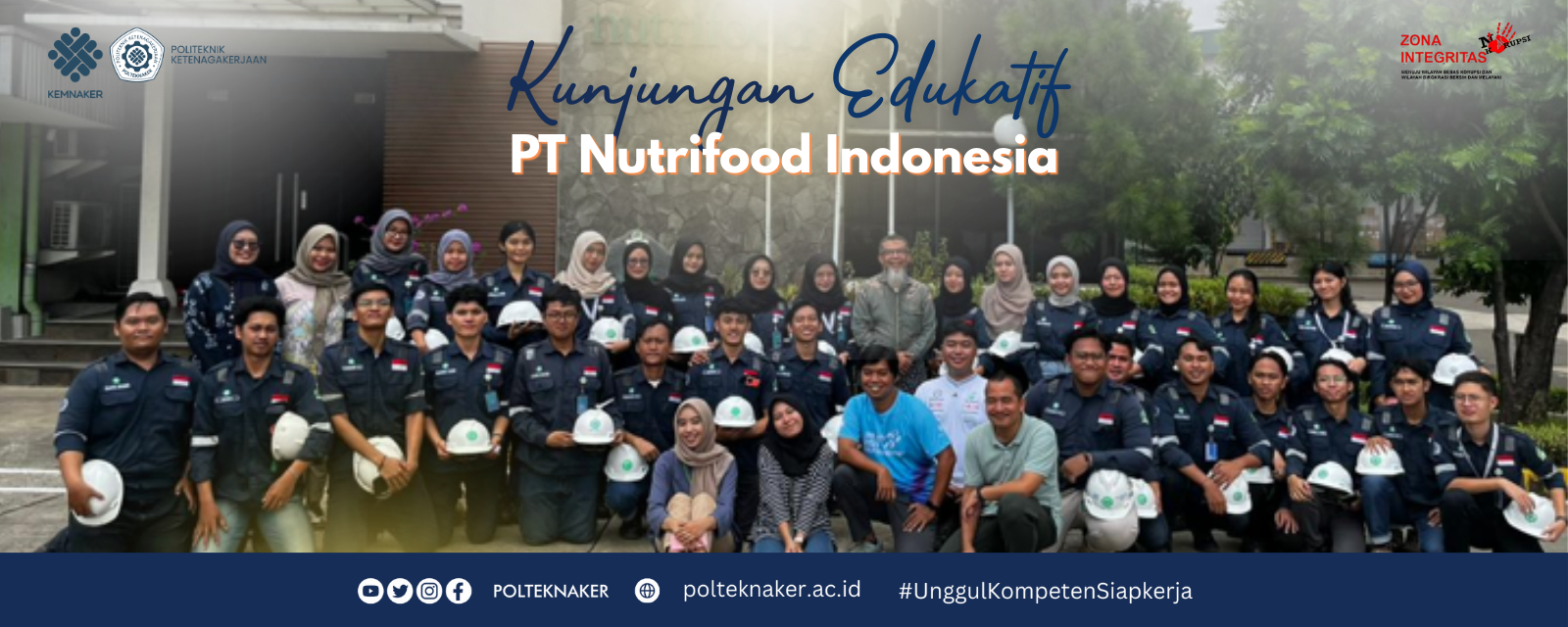 Prodi K3 Polteknaker Lakukan Kunjungan Edukatif ke PT Nutrifood Indonesia